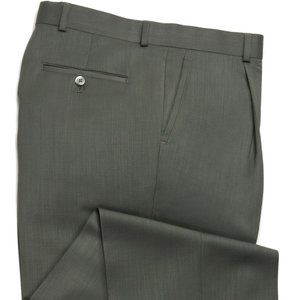 Knightsbridge Comfort 100s Wool Men Pant Khaki-Olive 34